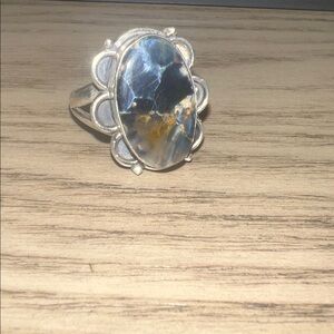 Natural Pietersite Sterling Silver Ring
